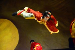 Sifu Mimi Chan Butterfly Kick in Journey to the West show