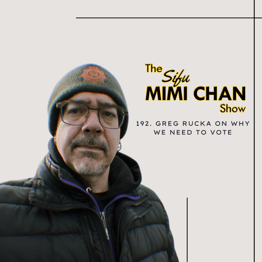 Greg Rucka on why we need to vote